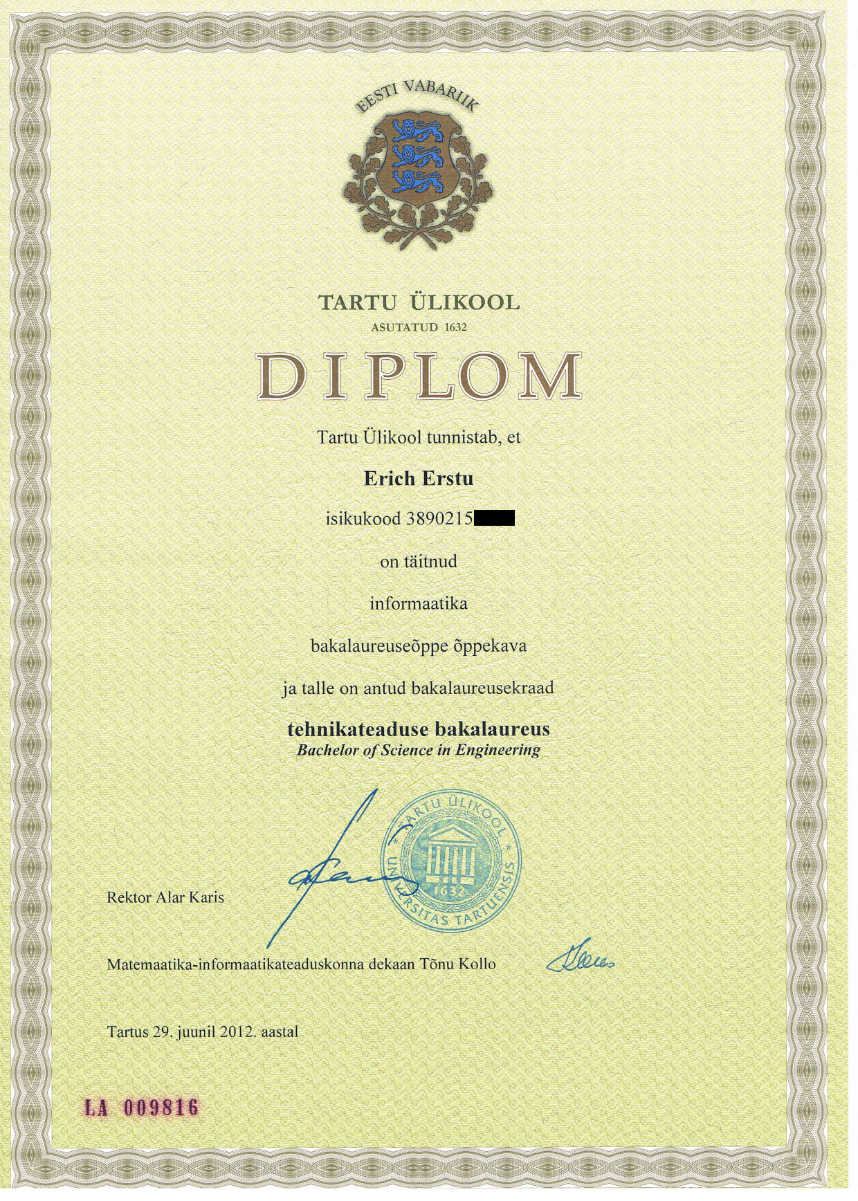 Image of Diploma